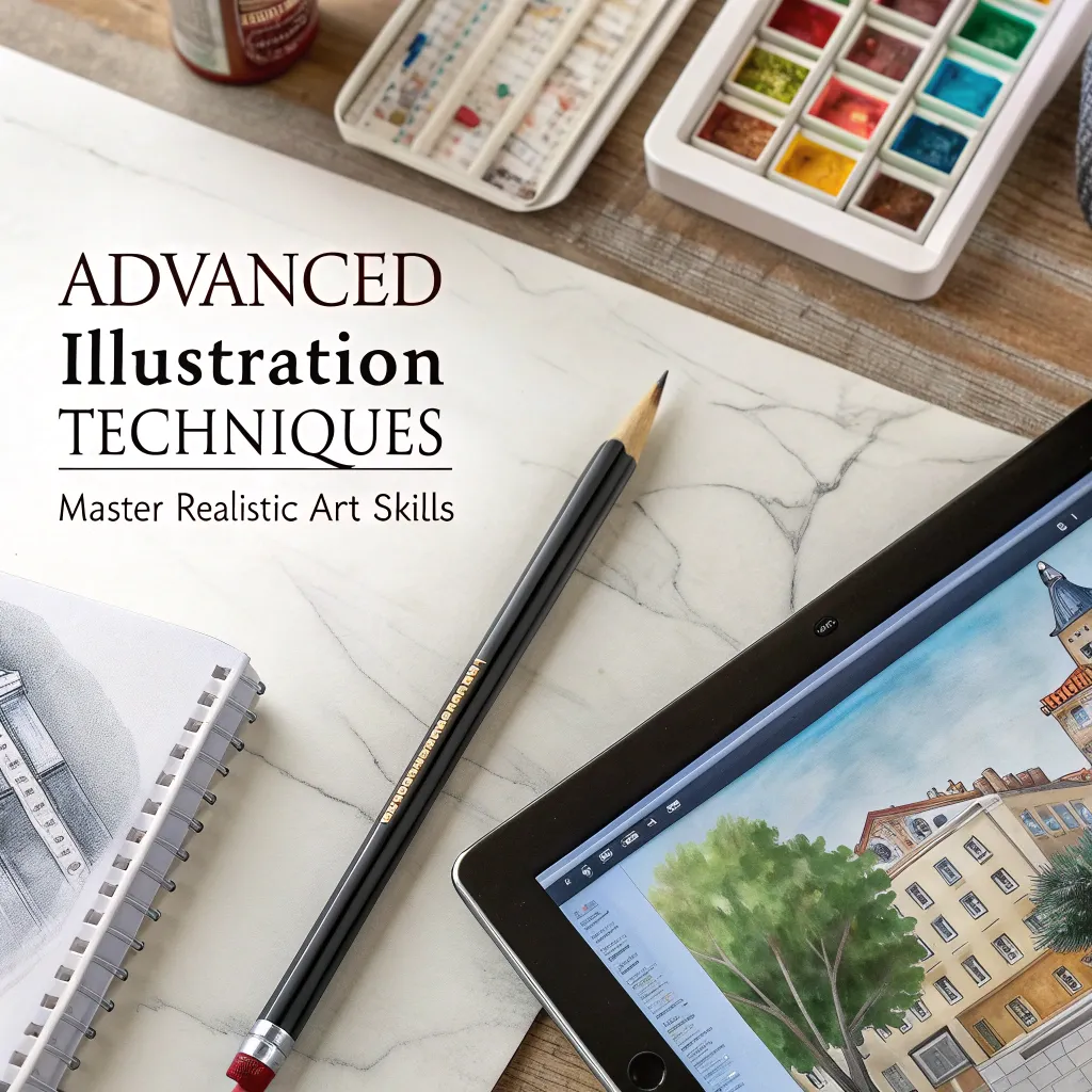 Advanced Illustration Techniques Course Cover