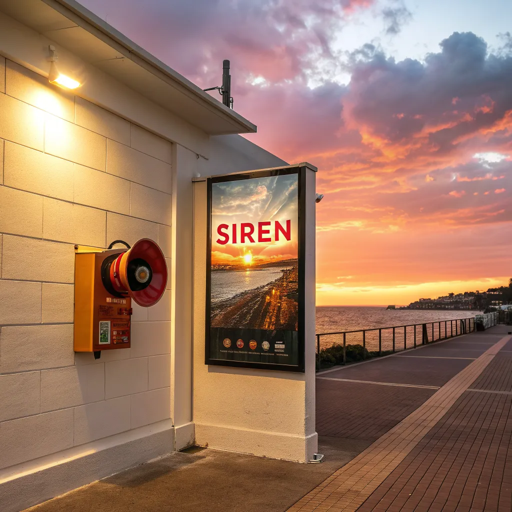Sunset Siren Poster